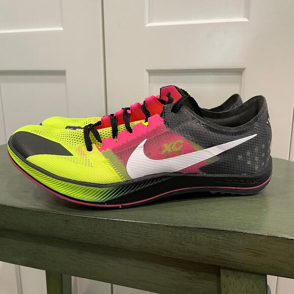 New Nike ZoomX Dragonfly \'Volt Hyper Pink\' Running Spikes Size 8 DX7992-700